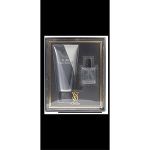 🔥 Victoria Secrets platinum duo Gift set cologne and lotion. Perfect gift for